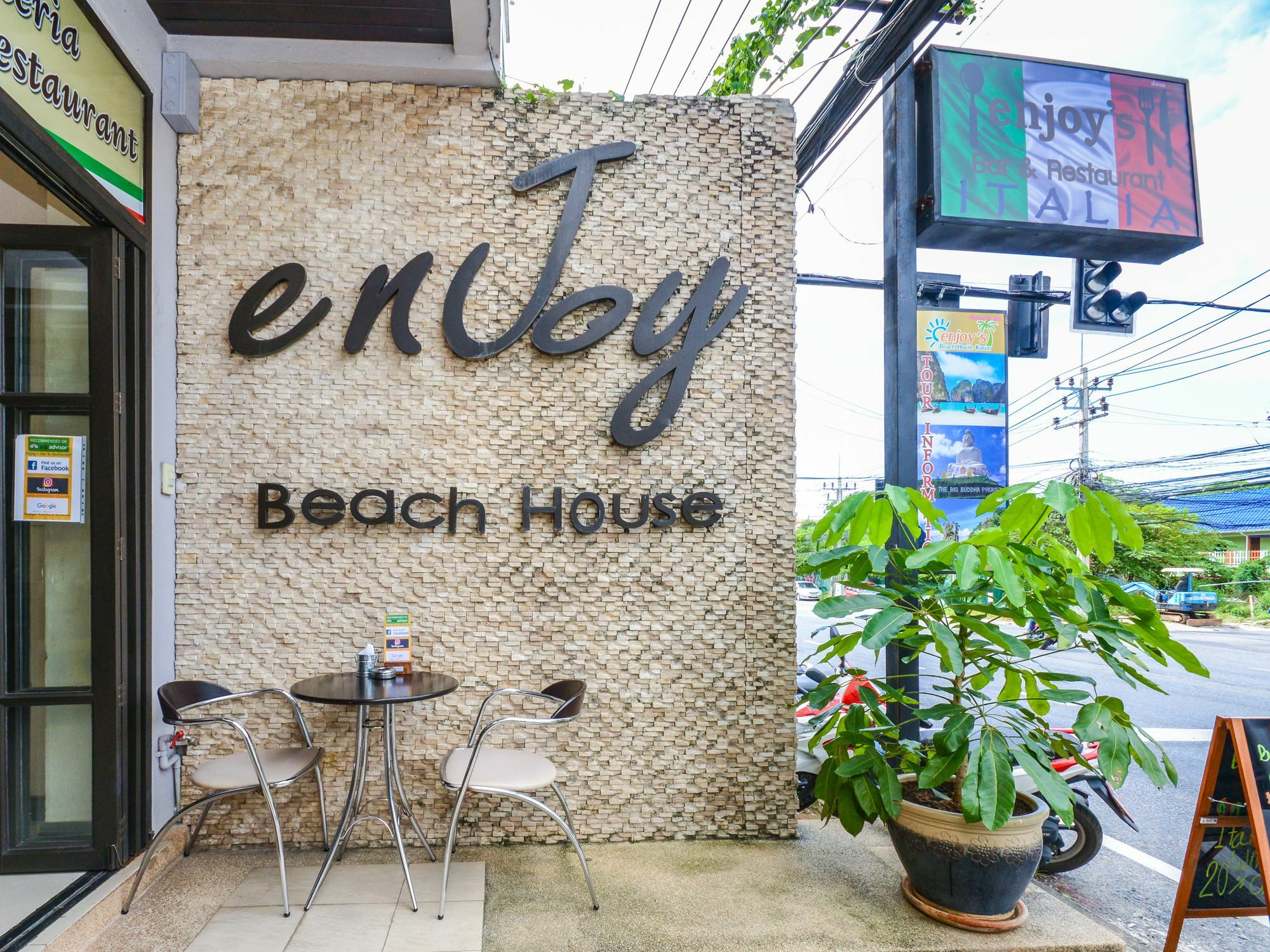 Enjoy'S Beach House & Cafe' Bankaron Kültér fotó